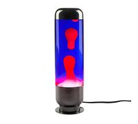 Balvi Lámpara Lava Capsule Color Púrpura/Rojo Diseño Moderno y Sofisticado para Decorar Aluminio/vidr