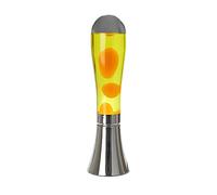 Balvi Lámpara Lava Magma Color Plateado/Amarillo Objeo de decoración Tamaño XL Aluminio/Vidrio 45cm