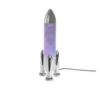 Balvi Lámpara Rocket Color Plateado Diseño Minimal y Divertido para Decorar Cable USB 5V 1A Plástico