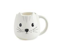 Balvi Mug Kitty Taza en Forma de Cabeza de Gato Capacidad 400ml Apta para lavavajillas y microondas C