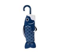 Balvi Paraguas Fish Color Azul con Funda de Neopreno en Forma de Carpa koi Nylon