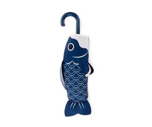 Balvi Paraguas Fish Color Azul con Funda de Neopreno en Forma de Carpa koi Nylon