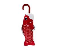 Balvi Paraguas Fish Color Rojo con Funda de Neopreno en Forma de Carpa koi Nylon
