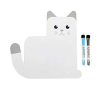 Balvi Pizarra Nevera magnética Meow! Color Blanca Original Pizarra de Planificación Ideal para Record