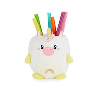 Balvi portalápices Fluffy Unicorn Color blanco Unicornio suave y esponjoso Tela/plástico