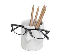 Balvi portalápices & soporte gafas Mr Tidy Color blanco Mantén tus gafas ordenadas en tu casa y ofici