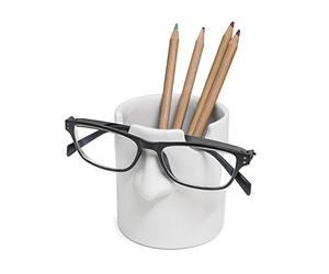 Balvi portalápices & soporte gafas Mr Tidy Color blanco Mantén tus gafas ordenadas en tu casa y ofici