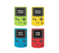 Balvi Posavasos Start Game Diseño Retro de videjuegos 4 Piezas Plástico