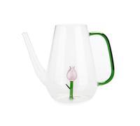 Balvi Regadera Botanical Tulip Color Rosa Hecha a Mano en borosilicato Vidrio 1 L