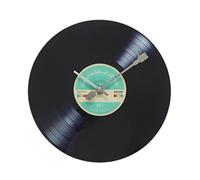 Balvi Reloj de Pared Gratest Hits Color Negro Un Reloj de Pared Diferente Vidrio 30 cm