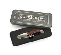 Balvi Sacacorchos The Corkscrew Abrebotellas y Herramienta multifunción con Caja metálica Lata
