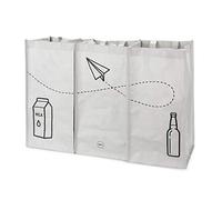 Balvi Set Bolsas Reciclaje Tidy Trash Color Gris Fabricadas con plastíco Reciclado Conjunto de 3 unid