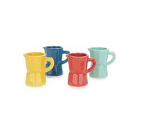 Balvi Set Tazas Espresso Moka Color Multicolor Set de Tazas tamaño Espresso con un Colorido diseño a