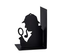 Balvi - Sherlock sujetalibros Decorativo de Metal en Color Negro. Diseño Original