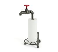 Balvi SOP Papel Cocina Pipeline en Forma de Grifo tuberia Estilo Industrial Hierro 39x22, 5x18, 5 cm