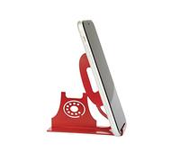 Balvi Soporte Smartphone Riiing Color Rojo Apto para la Oficina, el Escritorio, Dormitorio, o salón M