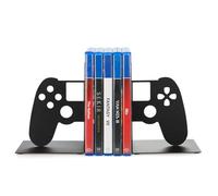 Balvi Soporte Videojuegos Joypad Color Negro Sujetador de Videojuegos para Estanteria con Forma de Ma