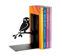 Balvi Sujetalibros Book Guard Color Negro Soporte para Libros de Estantería en Forma de búho Divertid