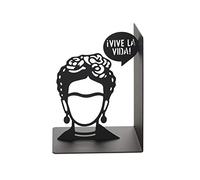 Balvi Sujetalibros Frida Color Negro Sujetalibros Decorativo con la icónica Figura de Frida Hierro 17