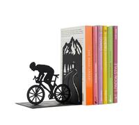 Balvi Sujetalibros Le Tour Color Negro Un Ciclista en una montaña Metal