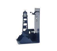 Balvi Sujetalibros Lighthouse Color Azul Clásica Vista de la Costa: Faro y gaviotas Metal