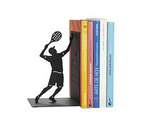 Balvi Sujetalibros Match Ball Color Negro Soporte para Libros de estantería con Forma de Jugador de t