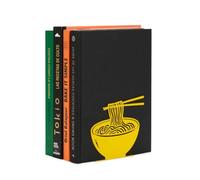 Balvi Sujetalibros Ramen Color Amarillo Diseño Original con Forma de Ramen Metal