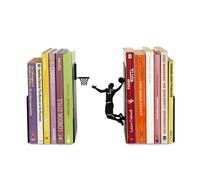 Balvi Sujetalibros Slam Dunk Color Negro Soporte para Libros de Estantería en Forma de Jugador Balonc