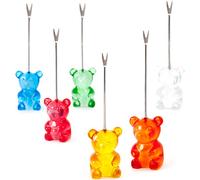 Balvi Tenedor Aperitivo Yummy Bear pichos Aperitivos Originales de diseño en Forma de Oso Gominola Resina 10x2x2 cm
