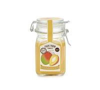 Balvi Vela aromática Farm Fresh Color Amarillo Diseño de Tarro de Mermelada con Olor a Fruta Mango CE