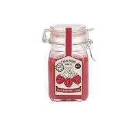 Balvi Vela aromática Farm Fresh Color Rojo Diseño de Tarro de Mermelada con Olor a Fruta Frambuesa CE