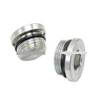 BALYDLUL 1 Unidad de tapón Hexagonal Hueco Macho de 3/8", 1/2" o 3/4", Junta tórica Hexagonal Interior for Junta hidráulica.(G1l2)