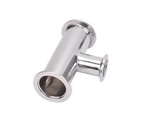 BALYDLUL Adaptador Reductor de tubería en T con virola de vacío, 1 Pieza KF16, KF25, KF40 y KF50, Compatible con Abrazadera Triple de Acero Inoxidable 304(KF40 to KF16)