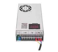 BALYDLUL Fuente de alimentación con Pantalla Digital Ajustable de 500 W, 600 W y 1000 W, 0-12 V, 15 V, 24 V, 27 V, 30 V, 36 V, 48 V, 60 V, 72 V, 90 V, 110 V, 150 V y 200 V CA a CC.(110V,72V_1000W)