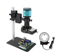 BALYDLUL Microscopio monocular de Video 4K, 48 MP, HDMI, USB, 60 FPS, con Lente de cámara Digital de 38 MP, 16 MP, 13 MP y 8 MP, 130X(Set3 13MP HDMI VGA)
