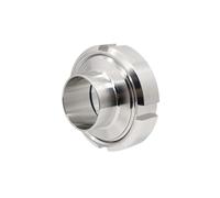 BALYDLUL Unión de Soldadura DIN11851, Conjunto de unión roscada de Acero Inoxidable 304/316L(DN40welding41mm,SUS304)