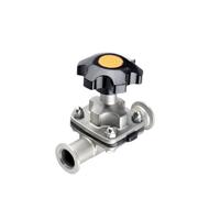 BALYDLUL Válvula de diafragma de vacío de Acero Inoxidable 304, válvula de vacío KF16 KF25 KF40 KF50(KF16)