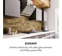 Balzac Silent 60 Campana extractora 250W 3 potencias 604 m³/h Led CEE A Klarstein