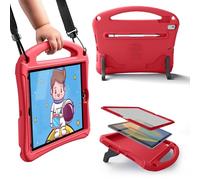Bam Bino Funda Space Suit para iPad 9ª generación, iPad 8ª/7ª/10.2 Pulgadas para niños | Funda Ligera con Protector de Pantalla, manija, Soporte, Correa para Hombro, Porta lápices (Sandía)