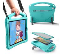 Bam Bino Space Suit Funda para iPad 10.2, 9ª Generación, 7ª, 8ª, Air 3ª Generación | Carcasa Infantil Protector Pantalla, Correa, Soporte Lápiz, Eco-Embalaje