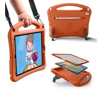 Bam Bino Space Suit Funda para iPad 10.2, 9ª Generación, 7ª, 8ª, Air 3ª Generación | Carcasa Infantil Protector Pantalla, Correa, Soporte Lápiz, Eco-Embalaje