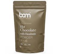 BAM Chocolate a la Taza con Avellanas, 220 g - Chocolate Caliente en Polvo - Preparado para Bebida Suave y Cremosa con Cuchara Medidora