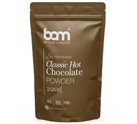 BAM Chocolate a la Taza con Leche, 220 g - Chocolate Caliente Clasico - Preparado para Bebida Suave y Cremosa con Cuchara Medidora