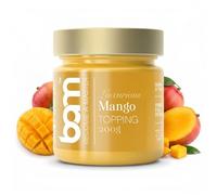 BAM Cobertura de mango, 200 mililitros, 70% fruta, perfecta para postres, hogar y horneado profesional