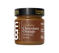 BAM Crema de Cacao con Naranja, 200 g - Crema para Untar con Sabor a Chocolate y Naranja, sin Aceite de Palma