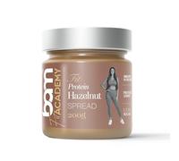 BAM Crema Proteica de Avellanas - Crema con Proteinas para Untar, Sin Aceite de Palma y Gluten, 200 g
