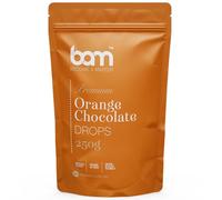 BAM Gotas de Chocolate Naranja, Callets, Chips para fundir, repostería casera y profesional, sabor naranja, 250 g