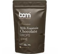 BAM Pepitas para Fuente de Chocolate, 500 g - Gotas de Chocolate con Leche para Fundir - Rápido y Fácil de Derretir