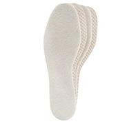 Bama 2 pares de plantillas de fieltro cálido para zapatos con fieltro de lana - Plantillas suaves para pies calientes en días fríos, 2 pares, unisex (44-45)