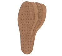 Bama 2 pares de plantillas protectoras de cuero reciclado para zapatos unisex, marrón, 40-41